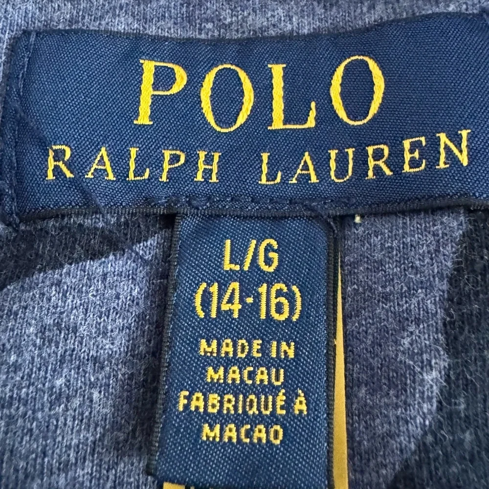 Polo Ralph Lauren Classic Fit Blue Camo Pocket Crewneck T-Shirt‎ Short Sleeve L